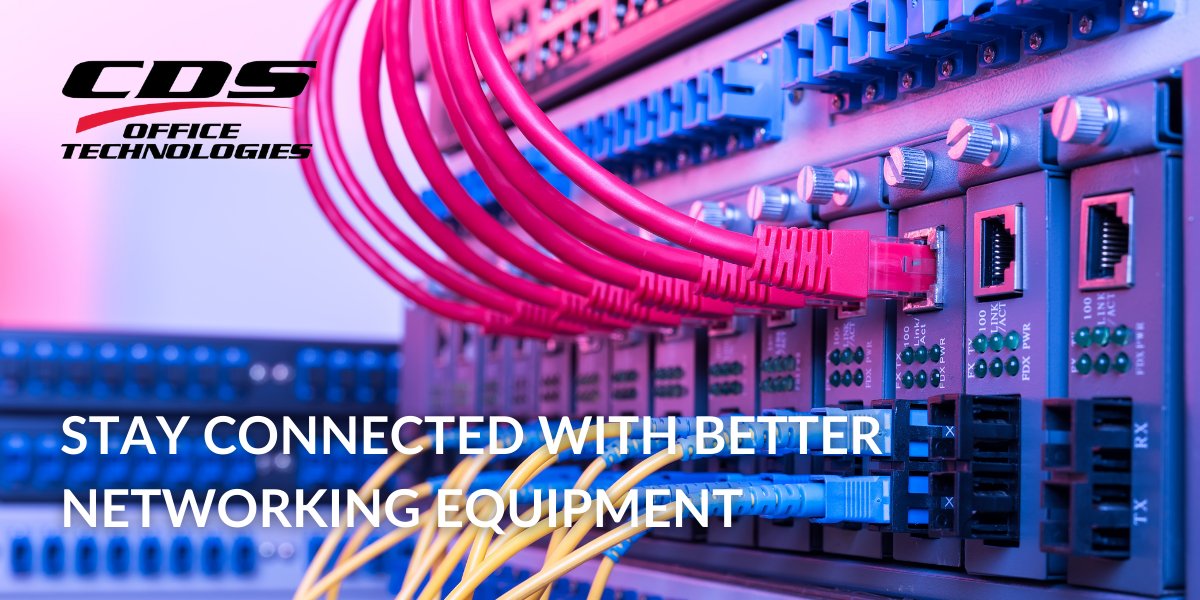 CDSOfficeTech's tweet photo. Your network keeps you connected so your organization can be as efficient as possible. Do you have the right equipment to communicate and collaborate effectively? #Networking #Technology #Communication https://t.co/dEv8G5RWjq https://t.co/Q7JD5Xah5Y