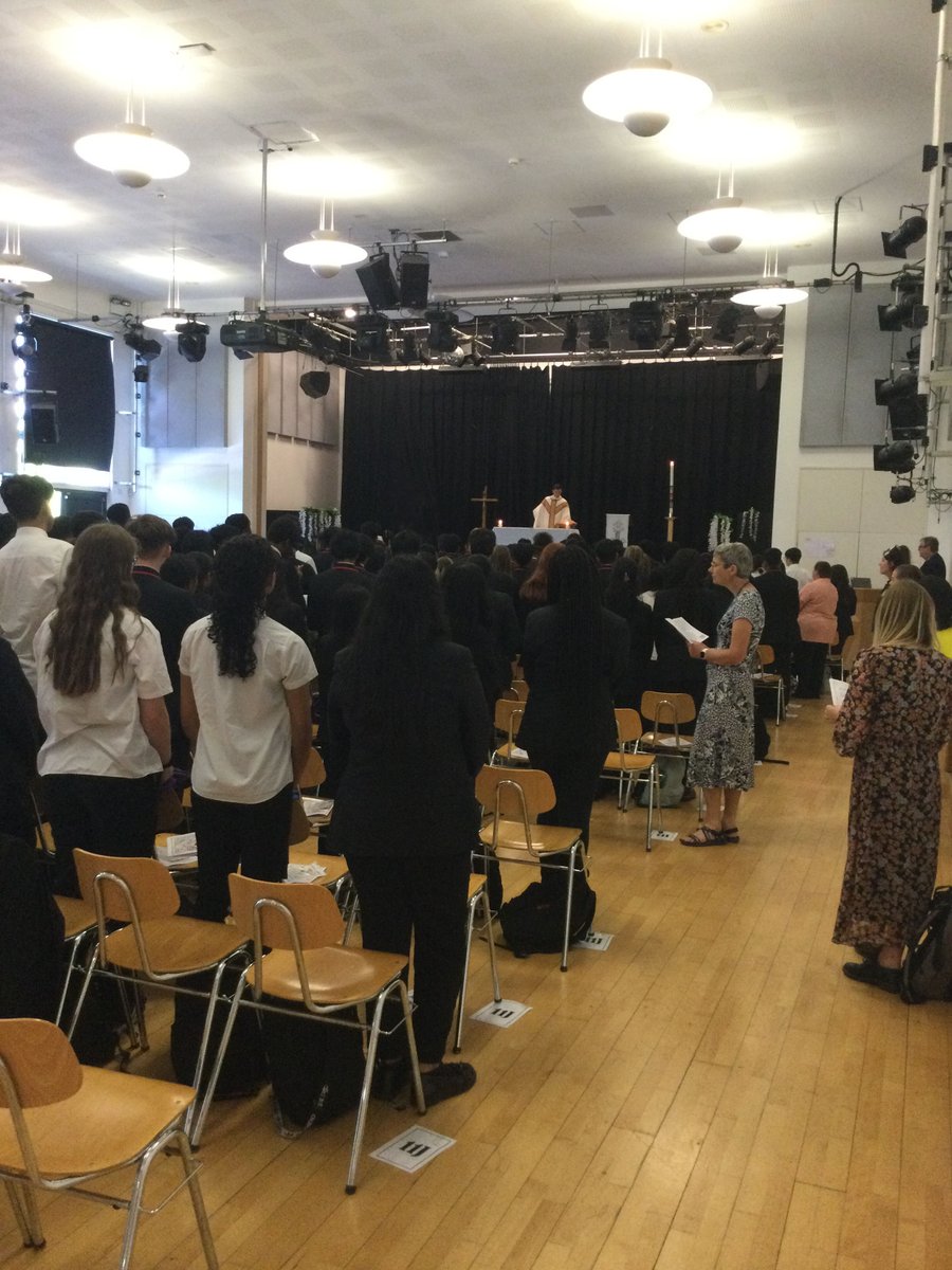 Today was our year 11 students' last formal day. Their day ended with Mass with Fr Thomas.