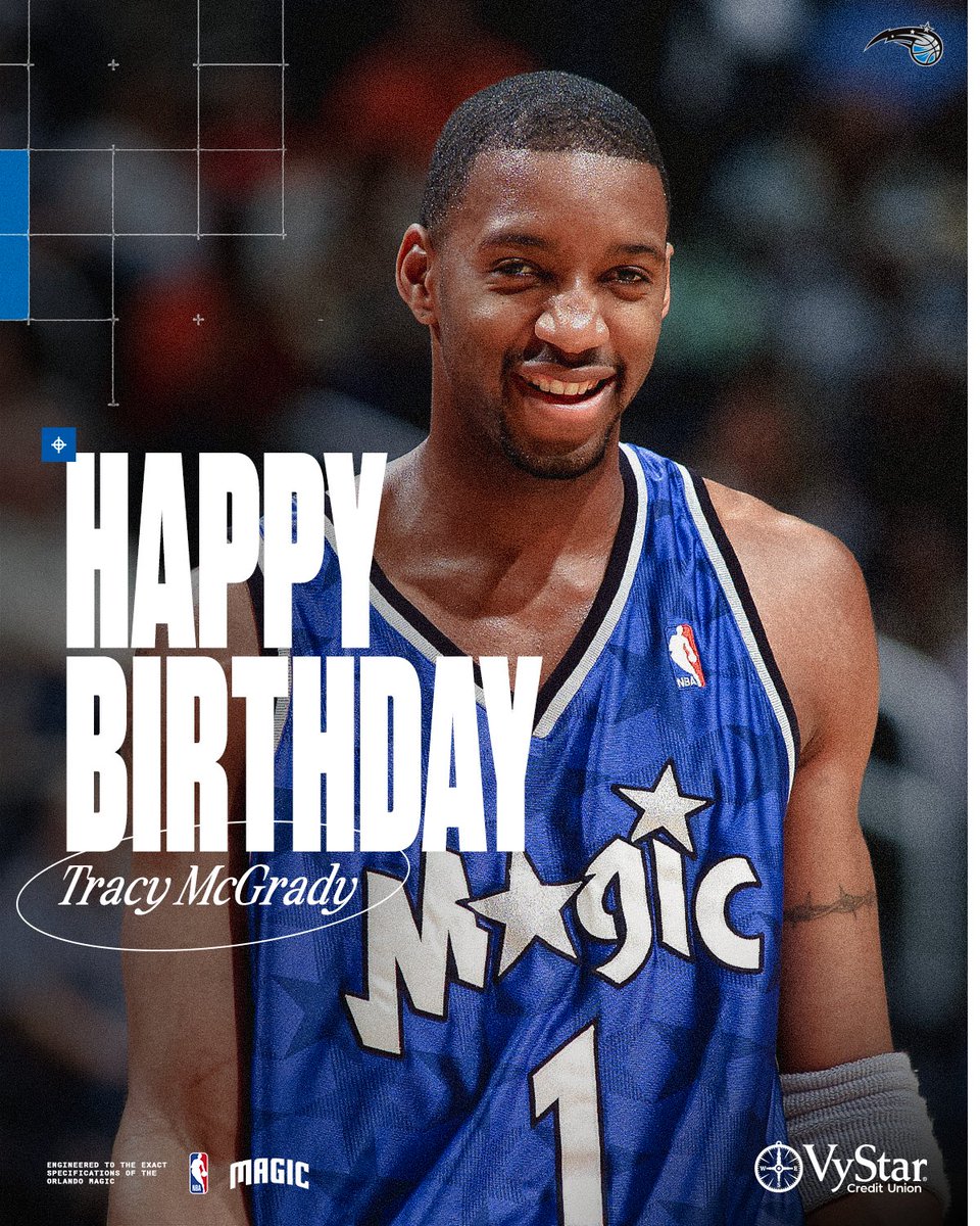 OrlandoMagic's tweet image. rt to wish T-Mac a HBD 🎂