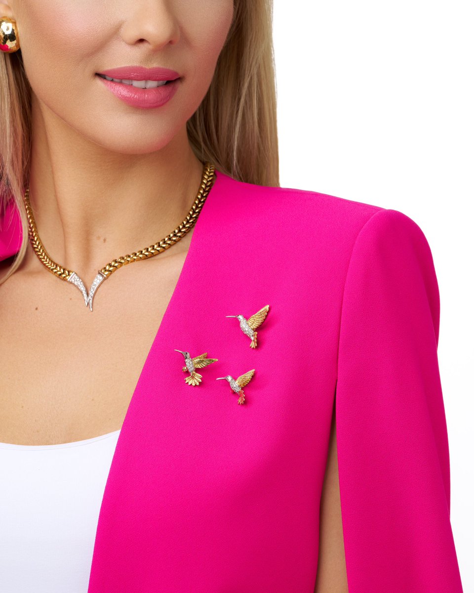 allison_quaid's tweet photo. Continuing our celebration of the #chelseaflowershow2023 with the Diamond Hummingbird Brooch

Available exclusively at https://t.co/5Mow88cidl https://t.co/Q9eCNaDdgV
