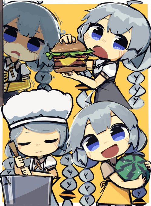 「ハンバーガー 帽子」のTwitter画像/イラスト(新着)｜4ページ目