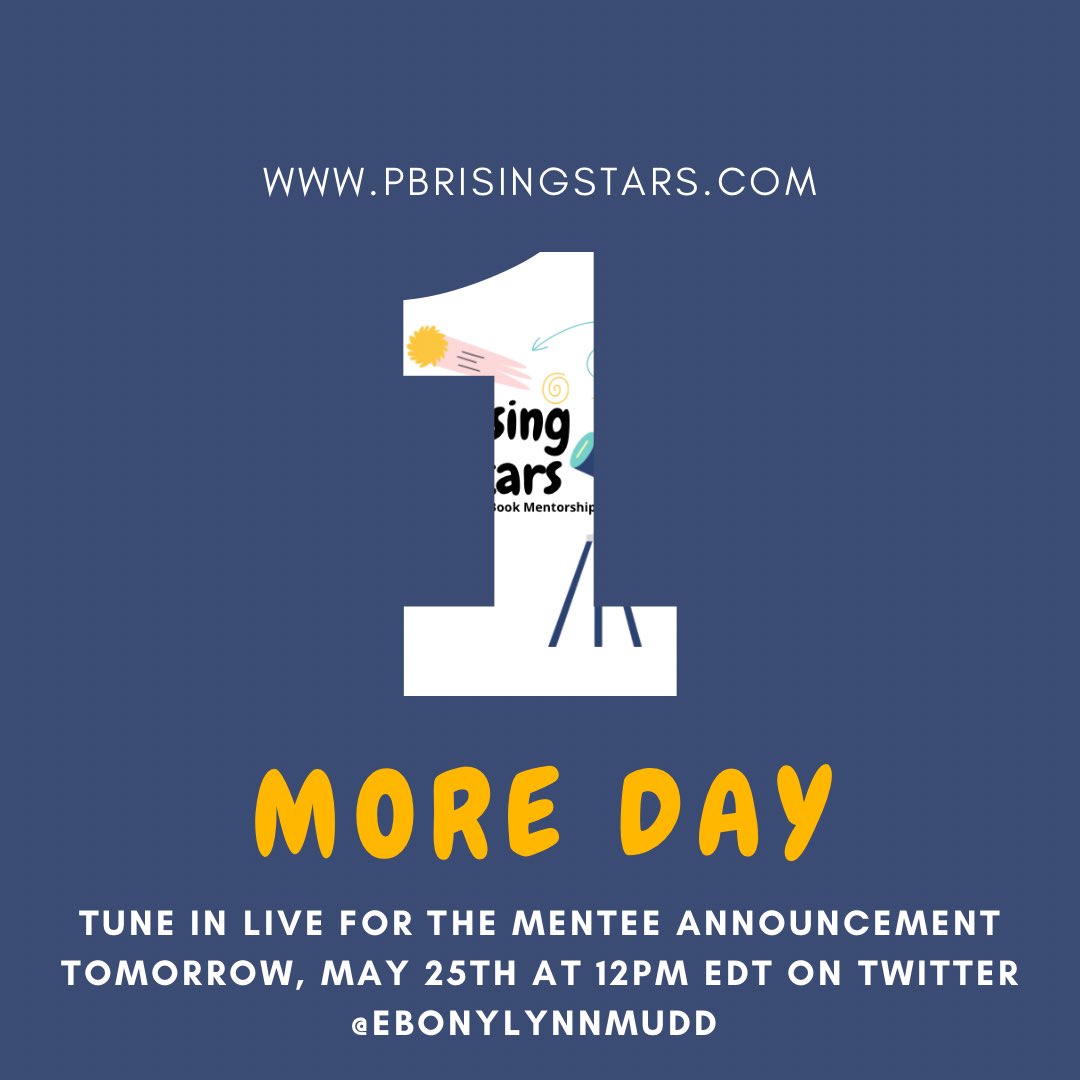 One more day #PBRisingStars ! I’m so excited!