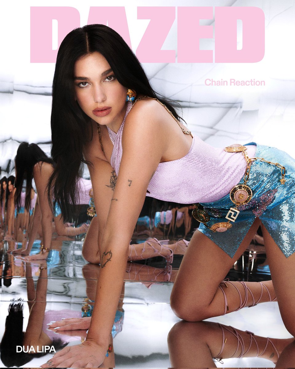 DUALIPAFAM's tweet image. Dua Lipa en la portada de @Dazed