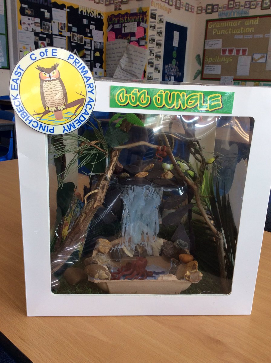 Class7PBE's tweet image. How fabulous is this diorama in a jungle.