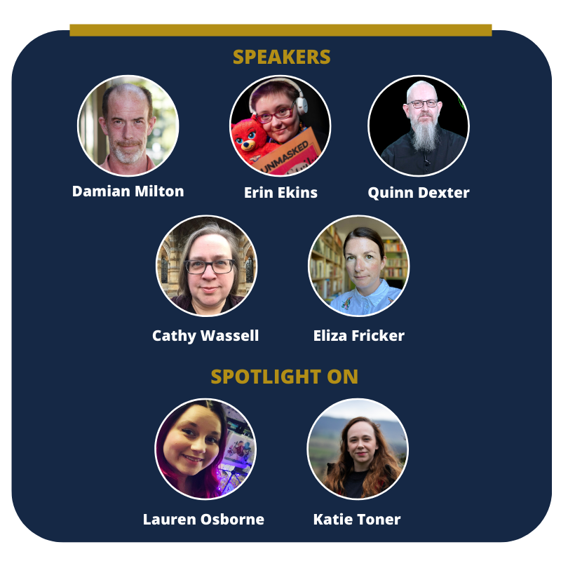 NEAutismSociety's tweet photo. Only a few days left to register for Acceptance Matters conference (26th May) 

The conference speakers are @milton_damian,
@_MissingTheMark, @QueerlyAutistic,@ArtworksEliz,
@Autistamatic, @CathyWassell hosted by @KerrieHighcock &amp; @KieranRose7.

Sign up at https://t.co/QCtrT7pfmv https://t.co/UiQ3M6lc2R