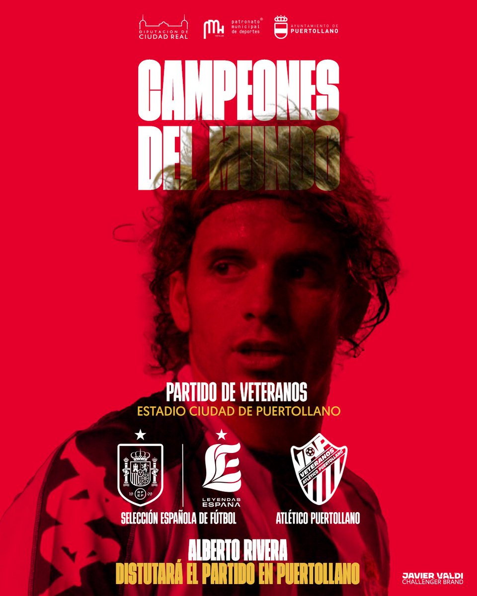 El puertollanero ALBERTO RIVERA jugará contra los Veteranos de la Selección Española ( <a href="/leyendasespana/">Leyendas España</a> ) este próximo sábado desde las 12 en el Cerrú

Un jugador de nuestra ciudad del que siempre hemos presumido y que ha lucido el nombre de nuestra ciudad con orgullo