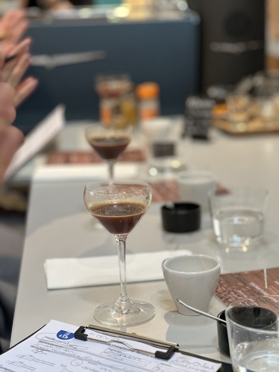 perkeecoffee's tweet photo. Delicate flavours and beautiful drinks, a great round from Hanna #BMBC23 #PerkeeCoffee #BaristaChampionship https://t.co/JcodTXNG8A