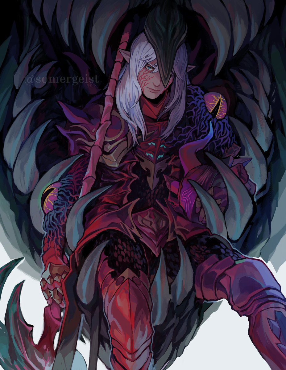 somergeist's tweet photo. Wyrmblood🩸print for AN #ffxiv https://t.co/bLmAK9ytM0