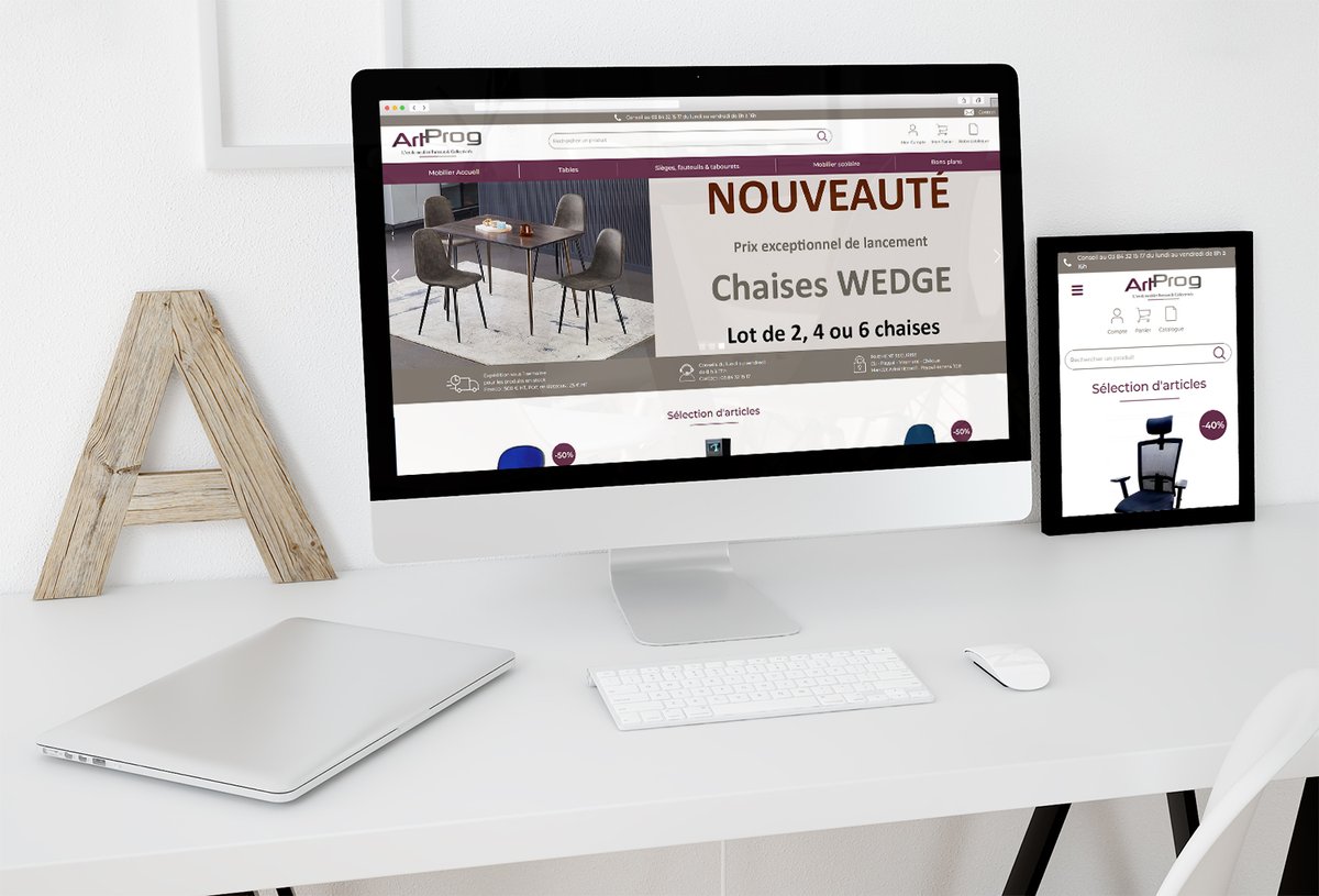 Torop_Net's tweet image. La société Art Prog nous a confié la refonte graphique de sa boutique en ligne, spécialisée dans la fabrication et la vente de mobilier à destination des professionnels, des collectivités et des particuliers.
📷 Retrouvez toute la gamme sur : artprog.fr !
#hautesaone