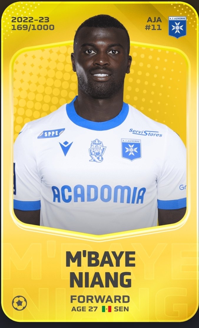 fognini7's tweet image. 🎁 #Giveaway

I'm gonna celebrate 1️⃣0️⃣0️⃣ rewards with Giveaway of two of mine rewards yesterday 🤩 

🟡 G.Trauner - Tier 3
🟡 M.Niang - Tier 5

Enter:
✅ Follow @fognini7
✅ RT + Like 🔄❤️
✅ Comment your Sorare name
⏰ Fri 26/05 @ 20:00 CEST