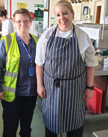 Great to meet Mel and her colleagues <a href="/PilgrimsHospice/">Pilgrims Hospices</a> in Canterbury today for their annual Fareshare Kitchen Check, great work Mel, you do a brilliant job..