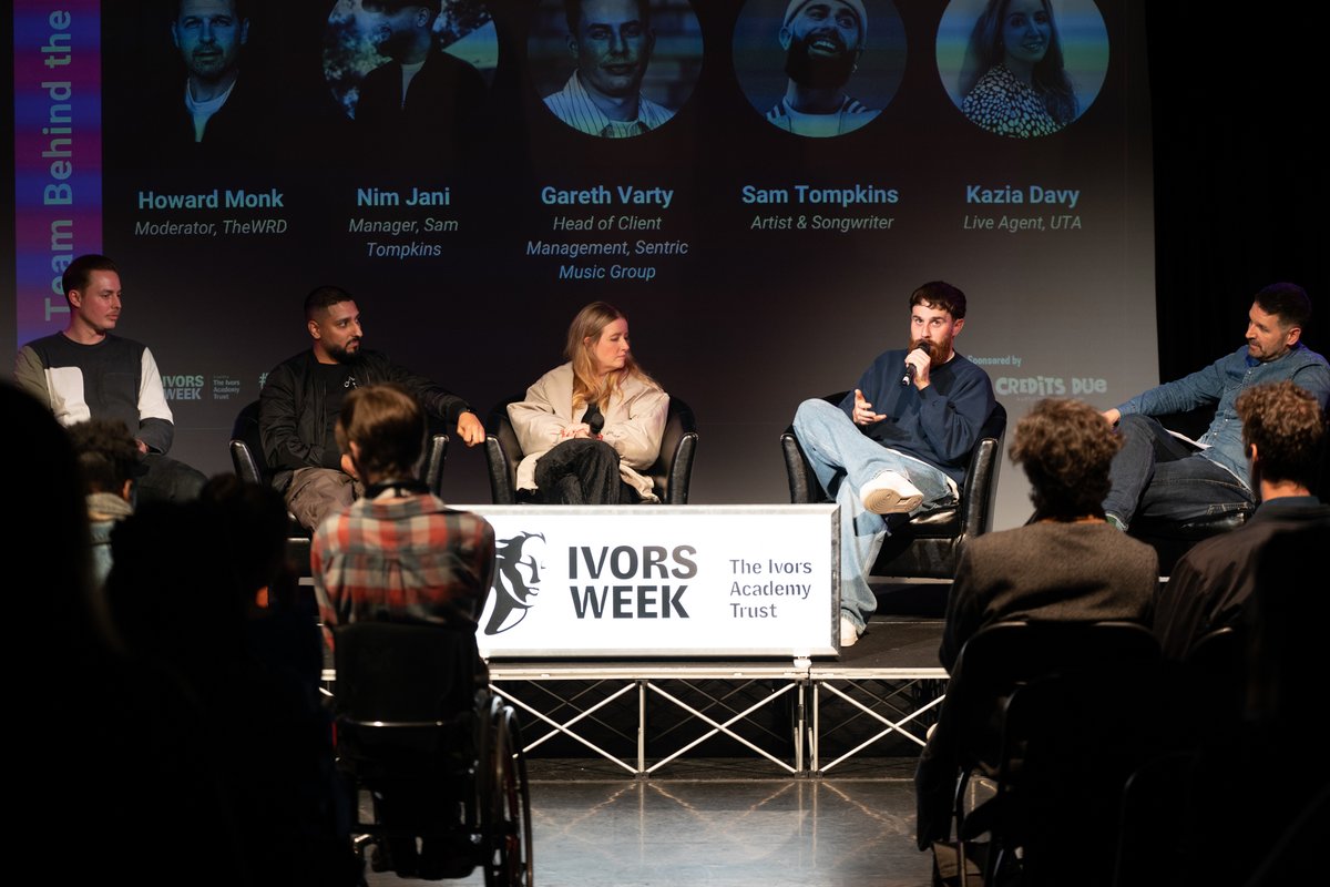 IvorsAcademy's tweet photo. One week on since we hosted our first #IvorsWeek conference with @sharethewrd. Great discussions on getting credited, the impact of algorithms and more.   

Thank you to our attendees, our sponsors @tiktok_uk and @creditsdueorg and the brilliant panellists for an insightful day. https://t.co/2kSVz6ChEl