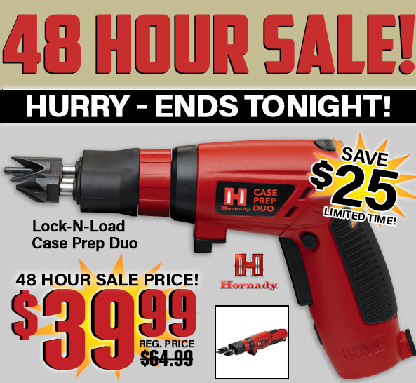 MidsouthShooter's tweet image. Need a little help at the bench with your brass prep? Make quick work of various reloading chores with the Case Prep Duo - Last Chance - SALE Ends Tonight (5/24) #loadyourown #hornady #caseprep #duo #midsouthshooters