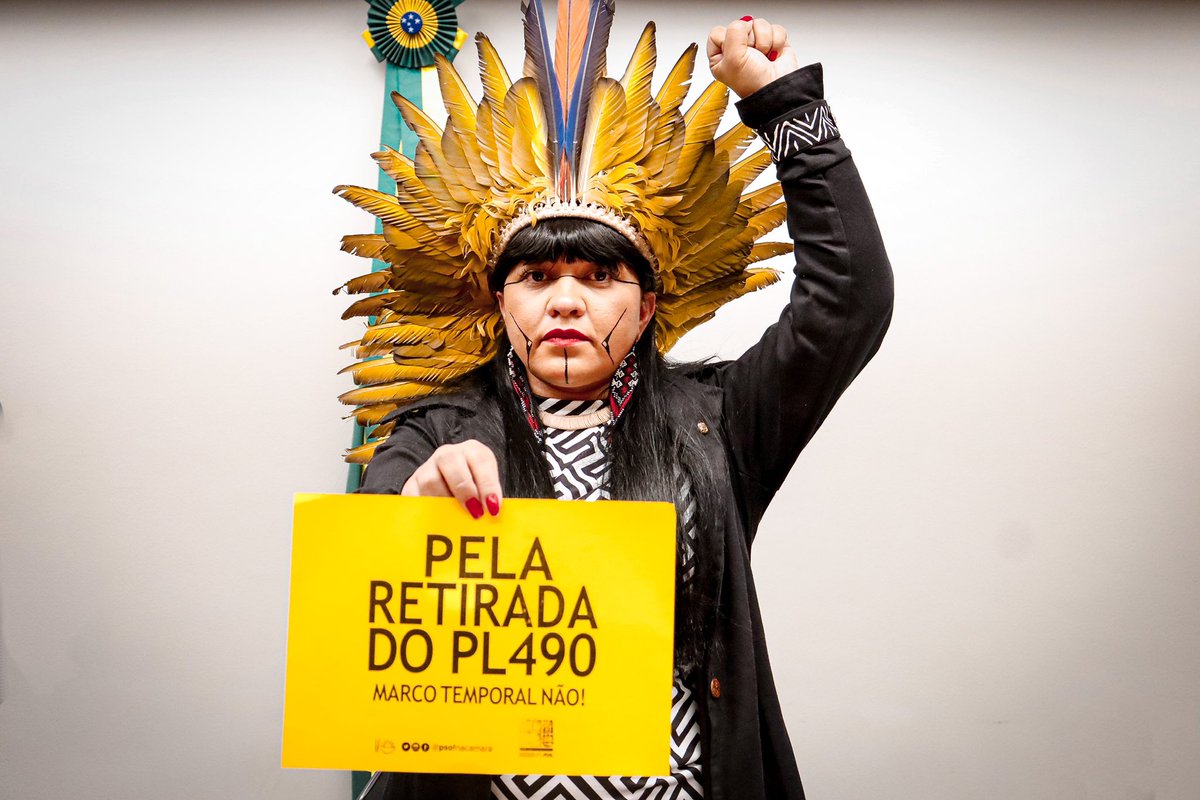oguajajaraofc's tweet photo. O PL 490 é um retrocesso e quer retirar dos povos indígenas as suas terras.
Nossa história não começa em 1988
#PL490NÃO #MarcoTemporalNao https://t.co/gXjzjeQKNL