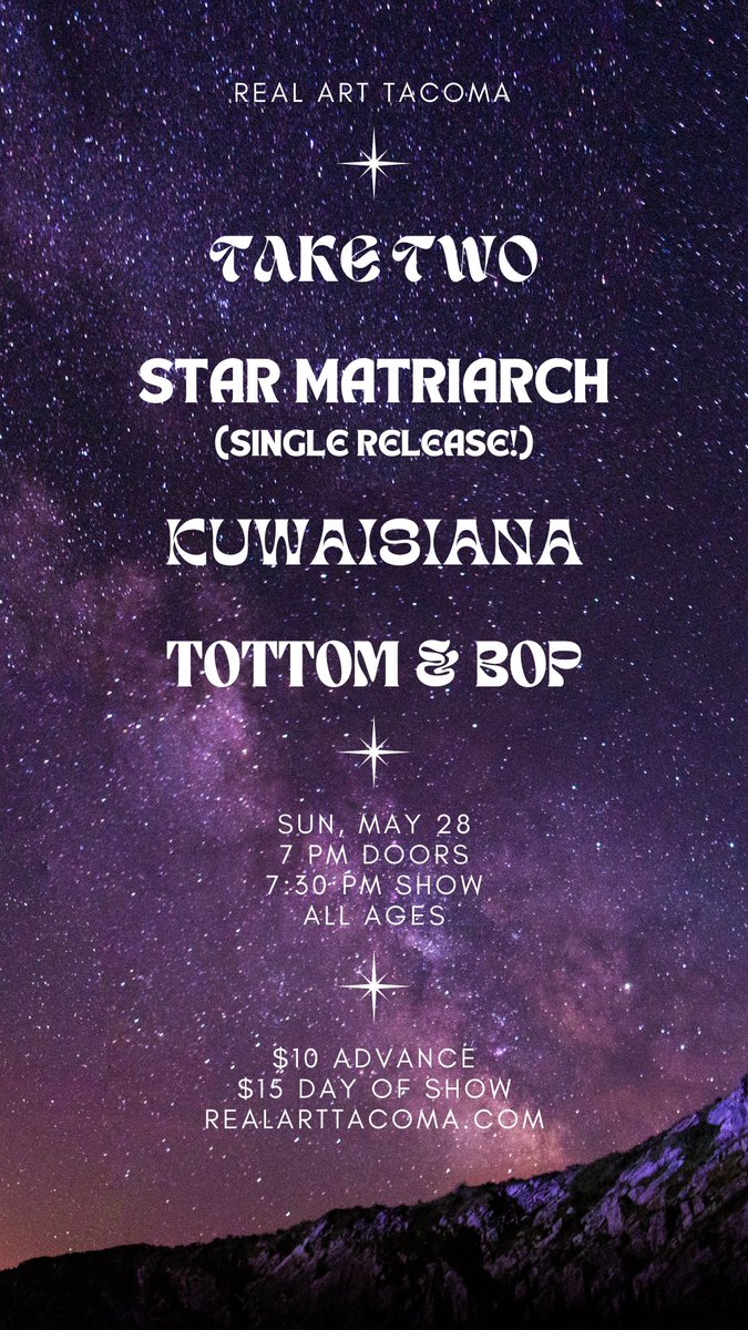 RealArtTacoma's tweet photo. Next couple of shows we have coming up! https://t.co/XV6bleHy51