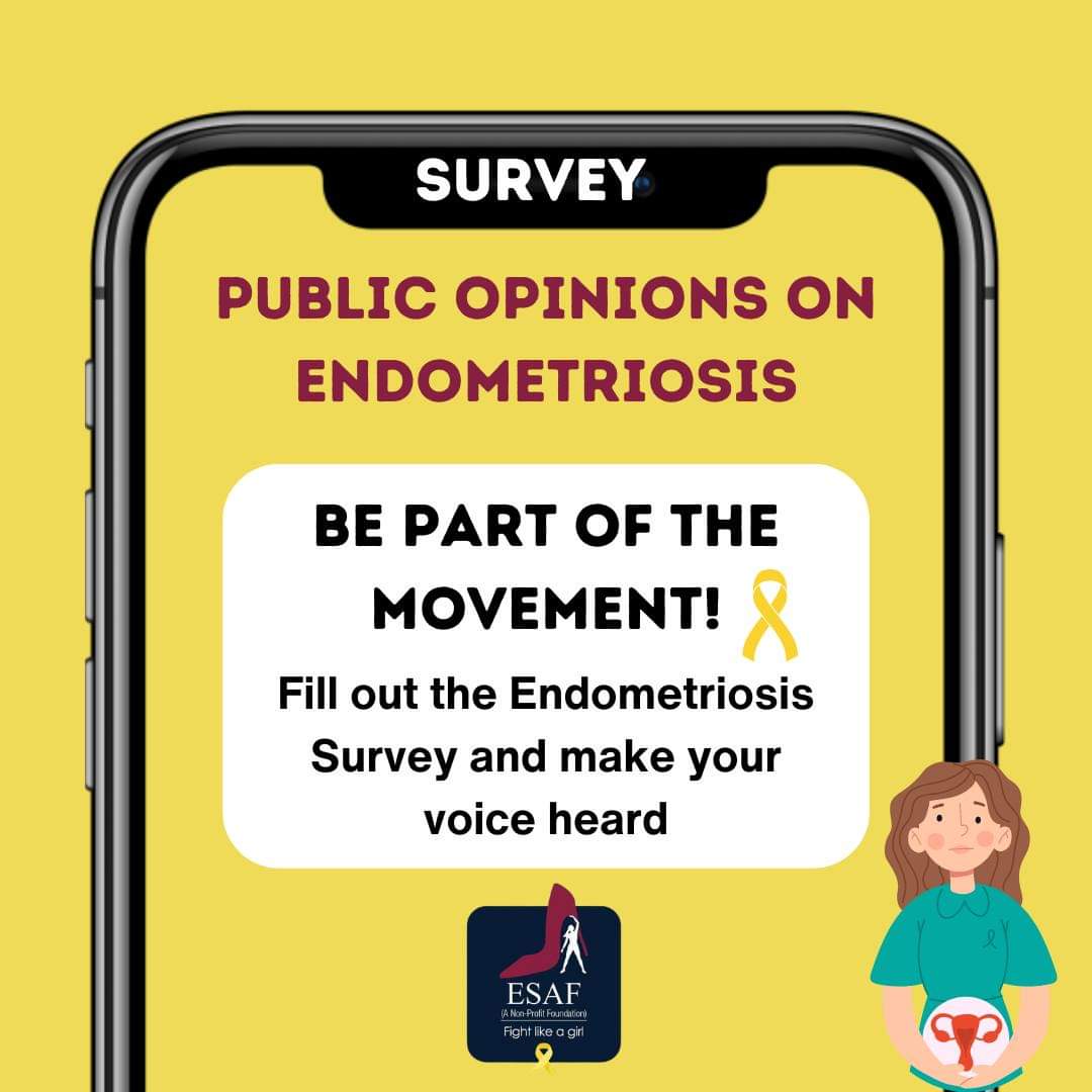 Fill out the Endometriosis Survey and make your voice heard!

forms.gle/1mf6Sj5RGkryau…

 #EmpoweringWorkplaces #herfightmyfight #EndometriosisAwareness #ESAFSriLanka #endometrisisawareness #breakthesilenceonendo #herfightmyfight #fightlikeagirl