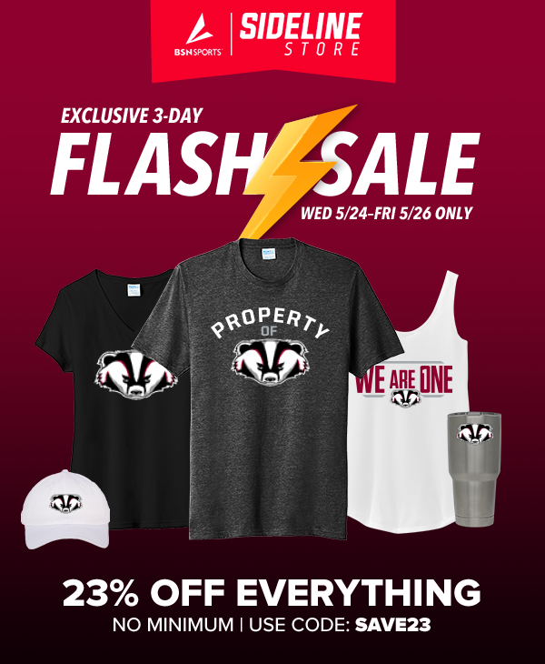Three days only, we’re giving you first dibs on all our best-loved BHS merch before we open it up to the masses! That’s 23% OFF tops, tanks, shorts and more—now thru Friday, 5/26. Head over to Sideline Store now and save with SAVE23 at checkout now. #bprd
bit.ly/badgerstore