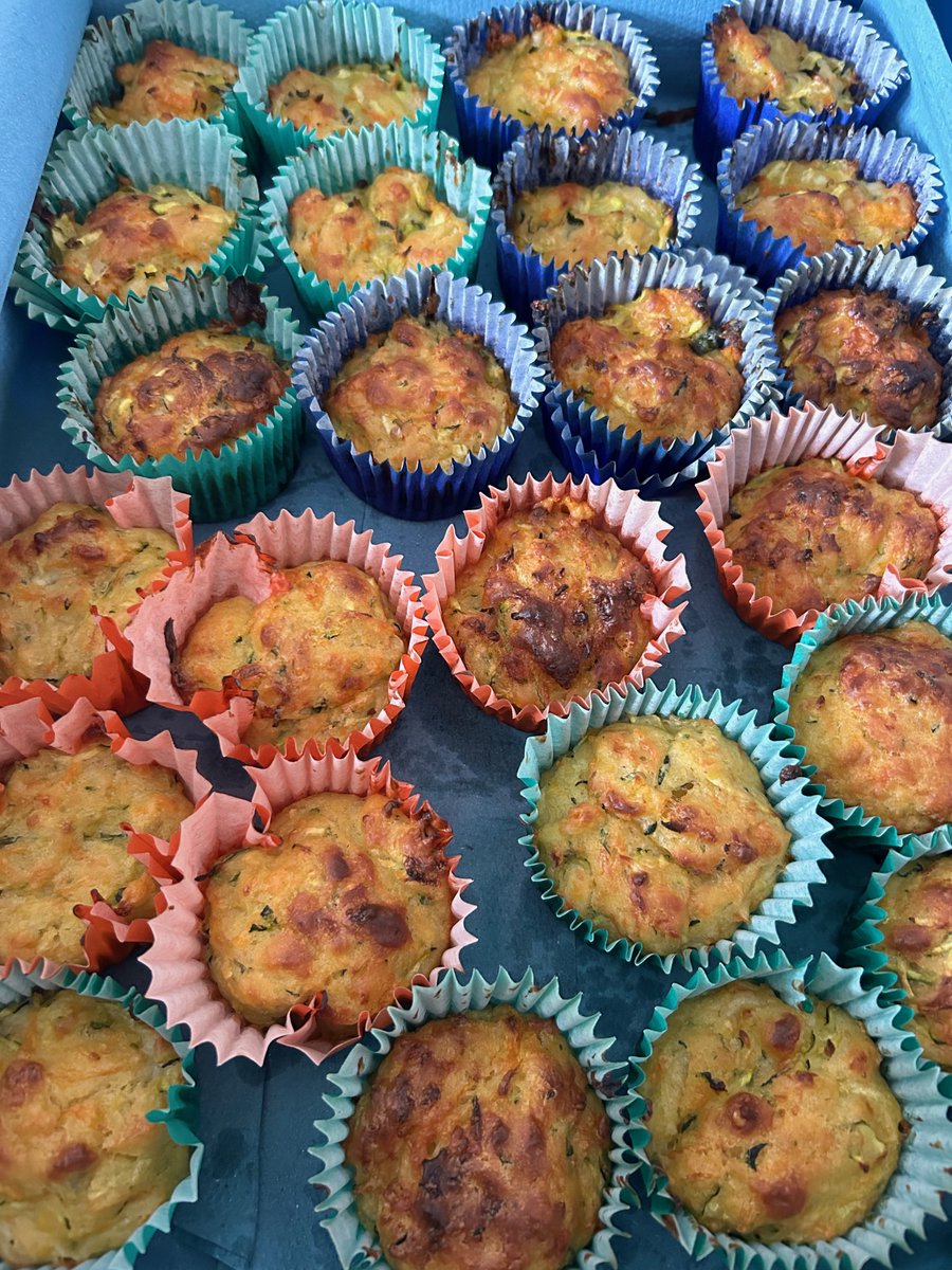 HazelburySch's tweet photo. Ahead of Hazelbury Bake Off week, Elizabeth class have been baking healthy carrot and courgette muffins. Our young bakers were very pleased with their end products. #healthybaking #schoolbaking #hazelburybakeoff https://t.co/QoOwsFxxiA