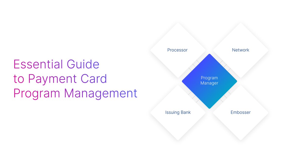 Launching a payment #cardprogram can be complex without the right partner by your side. Galileo's essential guide to #programmanagement helps you navigate the process. Learn about program players that can optimize your card program success: bit.ly/3IOAZ8d 

#paymentcards