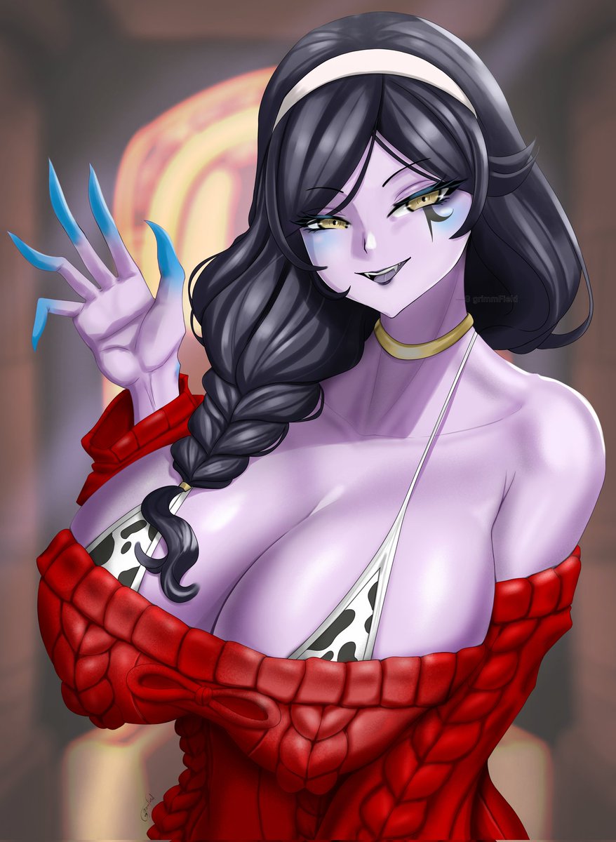 Snek Mommy Vex @VexTheSunEater fanart~

It's been a while since I've done one for her. I originally wanted her on cowkini but i saw her sweater with a combination of the splendid hair, i was like 'whoa....'~ 
Hope you all like it ^^~ 

#Vexxyart #SexyVexxy #Vtuber