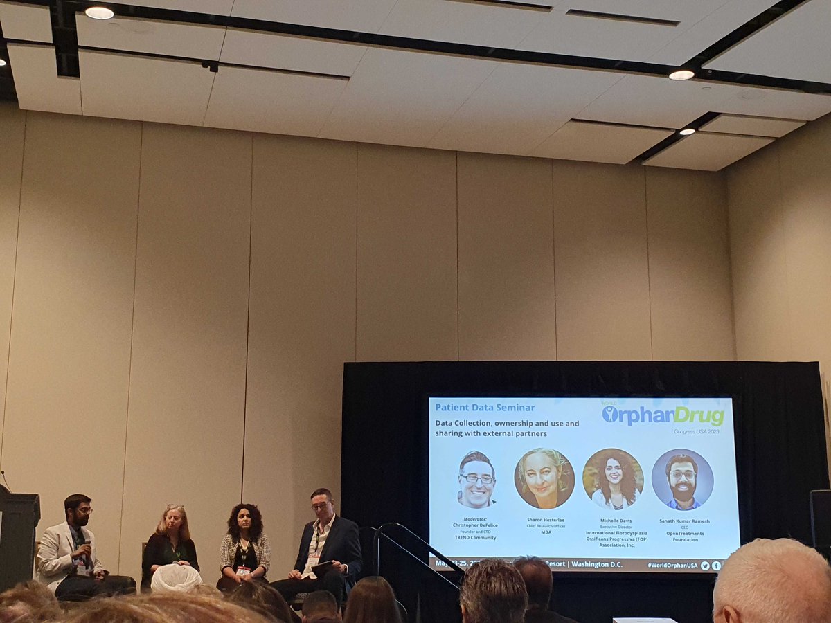 Great talk on the difference between data ownership and data control, and the benefits and challenges of sharing data with external organizations. Including the considerations for compliance with international requirements for data protection (GDPR,HIPAA)

#WorldOrphanUSA