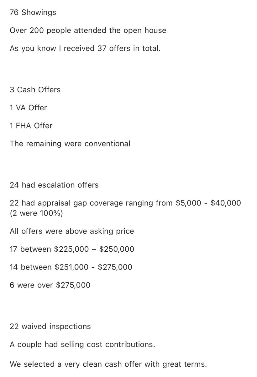 “Hey, Dan! How’s the #RealEstate market?”

It’s fine. Wrote an offer on a place yesterday. Over list. Conventional buyer. Didn’t get it. We were SO close though… 😒

<a href="/LoganMohtashami/">Logan Mohtashami</a> <a href="/NewsLambert/">Lance Lambert</a>