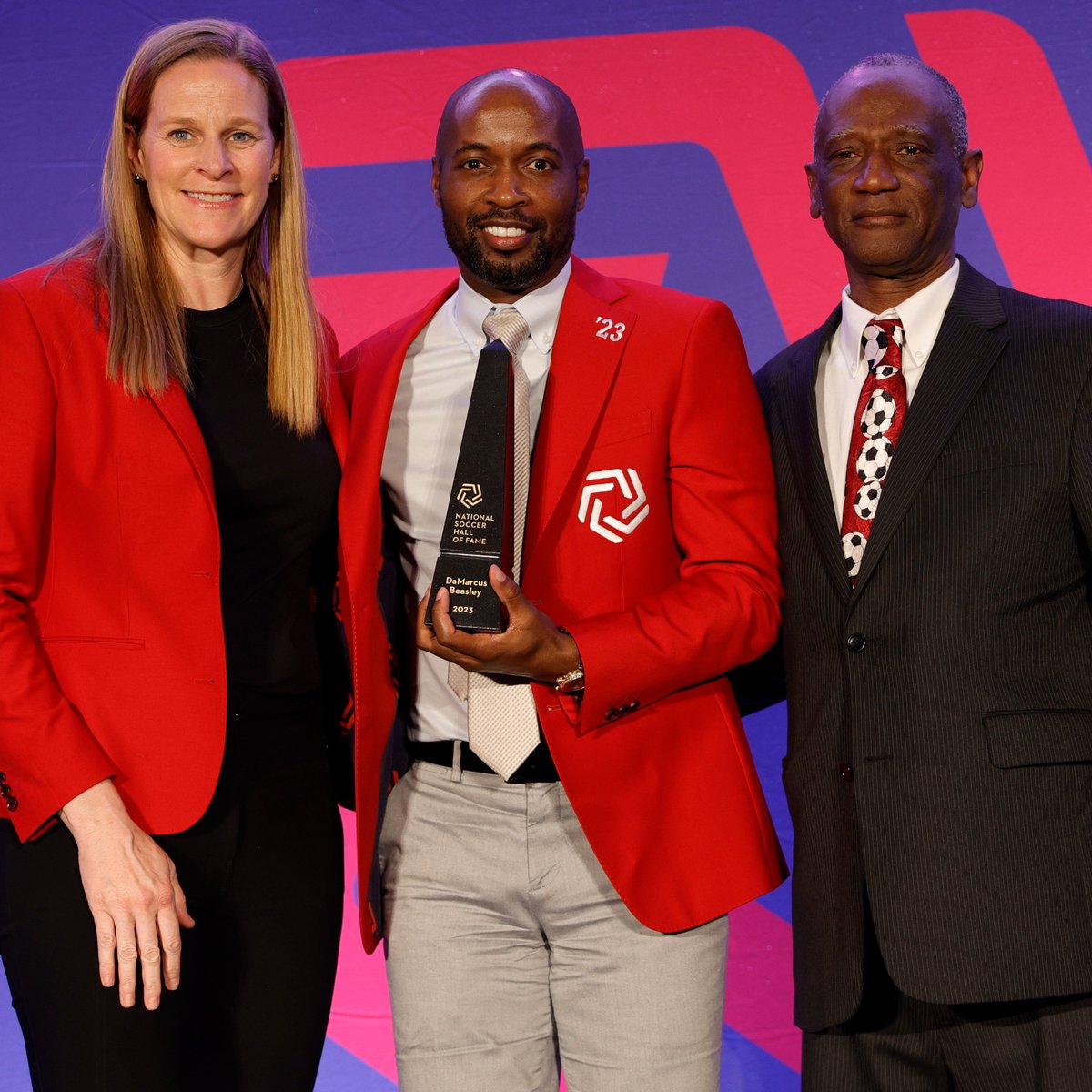 USMNT's tweet image. Happy birthday to the only #USMNT player to appear in four World Cups and brand new Hall of Famer, @DaMarcusBeasley! 🎂