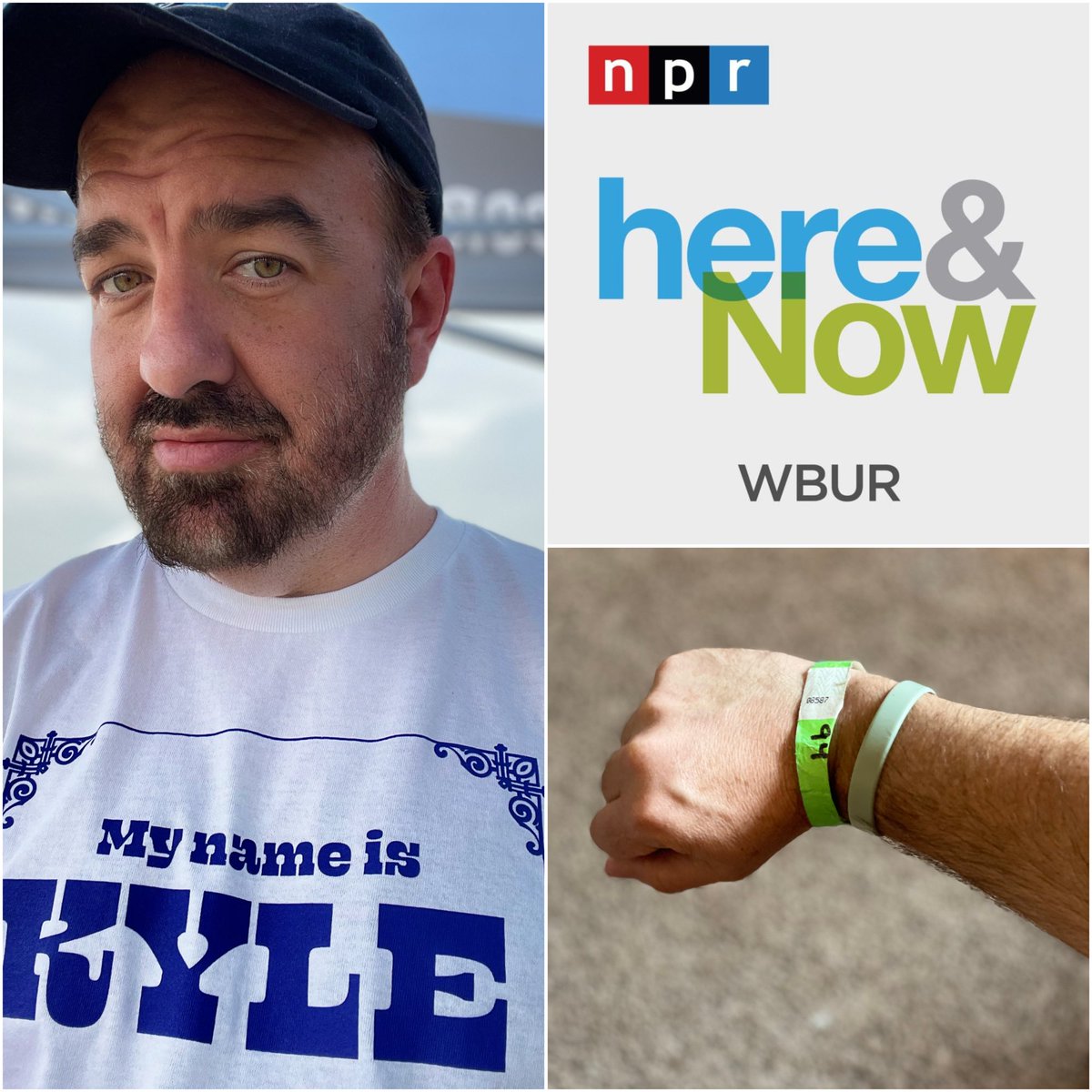 TroyPublicRadio's tweet photo. @TroyPublicRadio's @kdgassiott is on @hereandnow today with a wrap on #KyleFair! You'll hear more #Kyles on your radio than you thought possible. :) ๐ป ! Tune in at 12:34PM CST at https://t.co/RcVPQLcM7n https://t.co/9WsiW2JG99