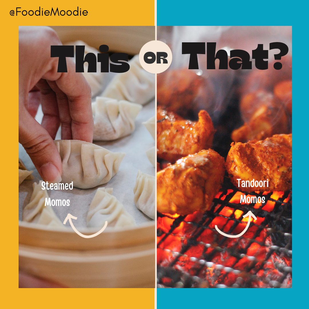 #steamedMomos vs. #TandooriMomos - 
#commentnow your favrate!'
#momos #tandoorimomos #steamedmomos #momolover #momolove #Foodiemoodieludhiana #FoodBloggers #foodloversindia #streetfoodlovers #ludhianamomos #spicyfood #delhimomos #delhi #mumbai #punjab #chandigarh #poll #votenow