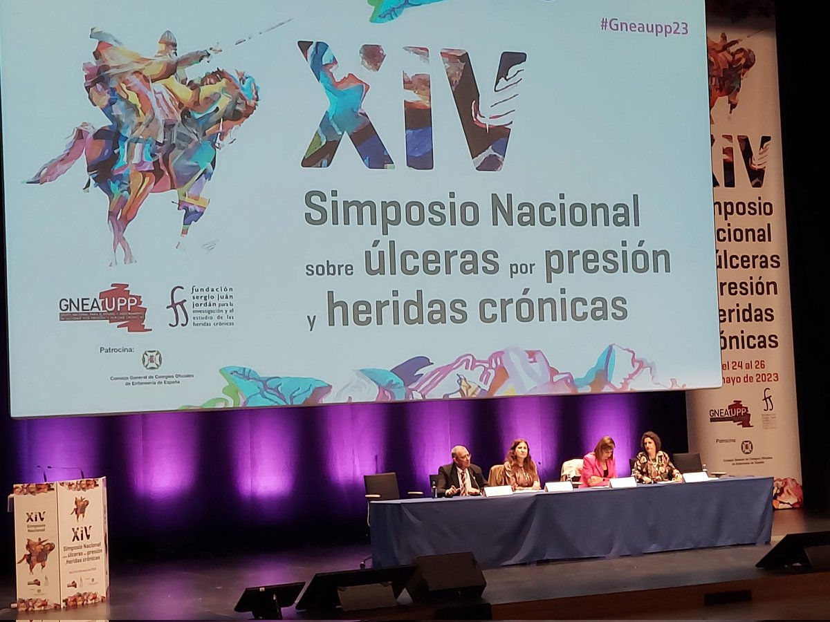 Acto de Inauguración de XIV Simposio Nacional sobre úlceras por presión y heridas crónicas #Gneaupp23