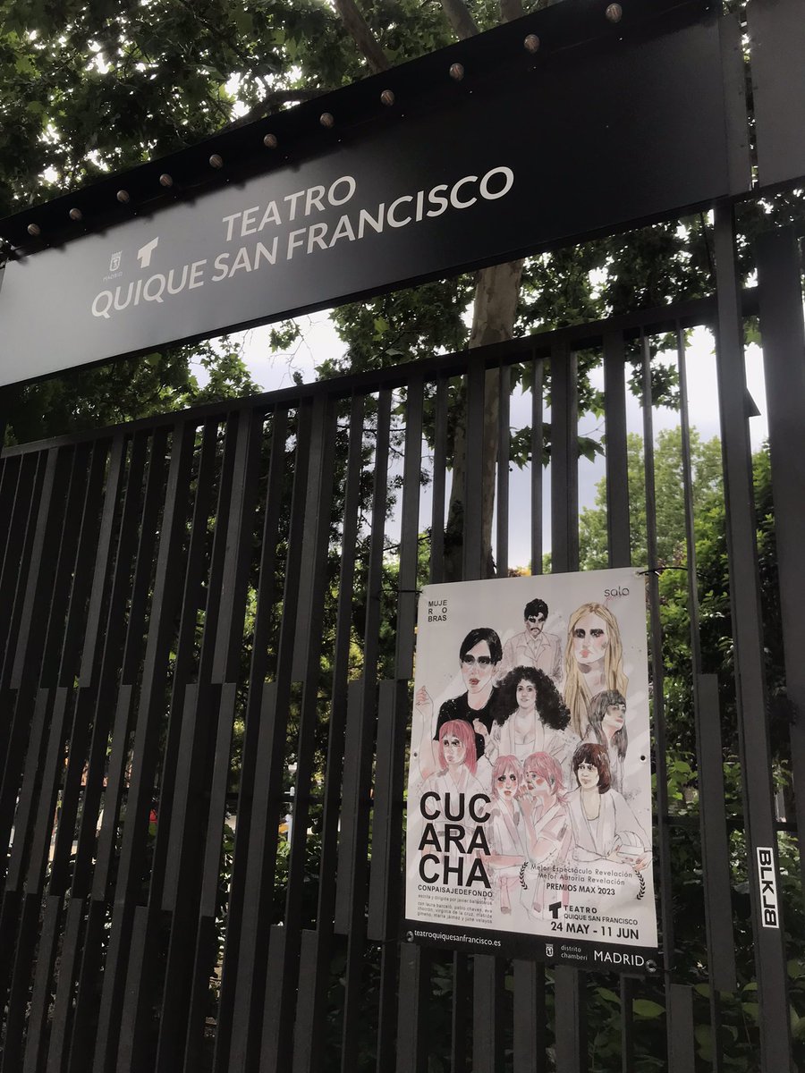 lamujerenobras's tweet photo. Desde hoy y hasta el día 11 de junio, Cucaracha con paisaje de fondo estará en el Teatro Quique San Francisco @teatroQSF 
Link a entradas: https://t.co/0v6pgYHaPl https://t.co/fAjIIkGLgp