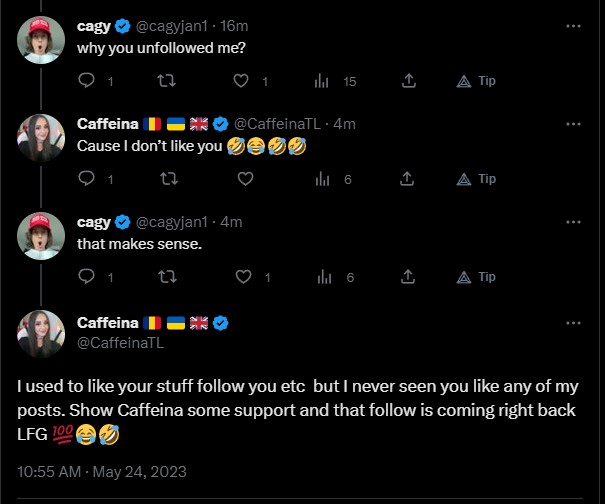 Cagy On Twitter Should I Follow Her She Is Playing Mind Games 