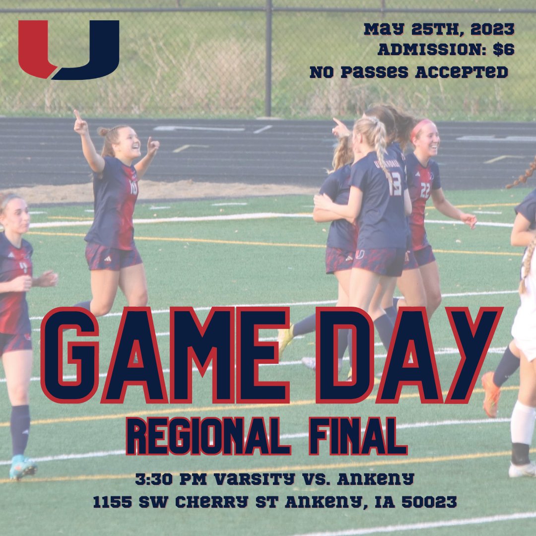 UrbyGirlsSoccer's tweet photo. Game Day vs. @Hawkette_Soccer with a trip to State on the line!!

Note the early 3:30 kickoff!!!

Tickets (Online Only): https://t.co/tE89yuuPGj https://t.co/UpGQlFx9m1