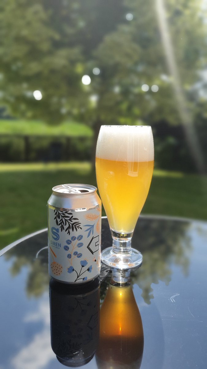 An Iced Latte Pale Ale #collaboration
@SirenCraftBrew × @casitabrews 🍻
#gardenbeer #nowdrinking #alefresco