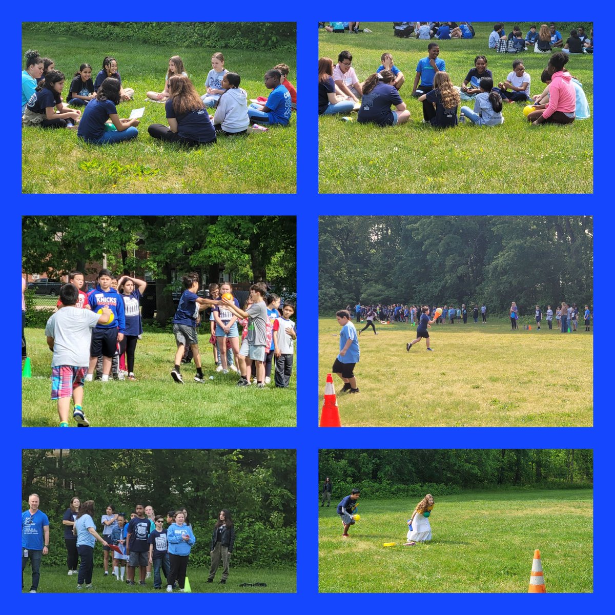 CSMS Connection 5/22/23.  All fifth graders going to Sandburg in the Fall got together for having fun and making new friends. A great morning. Thank you to all who participated.