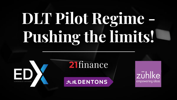 21financeAG's tweet photo. Next week on May 30th, we will host our next #webinar, in which we will discuss the implementation of the @europeandltex and address legal and regulatory aspects concerning the #DLTPilotRegime.

In case you haven't registered yet, you can register here: 

https://t.co/0O9mlm6TVA https://t.co/g5ZQanO23S