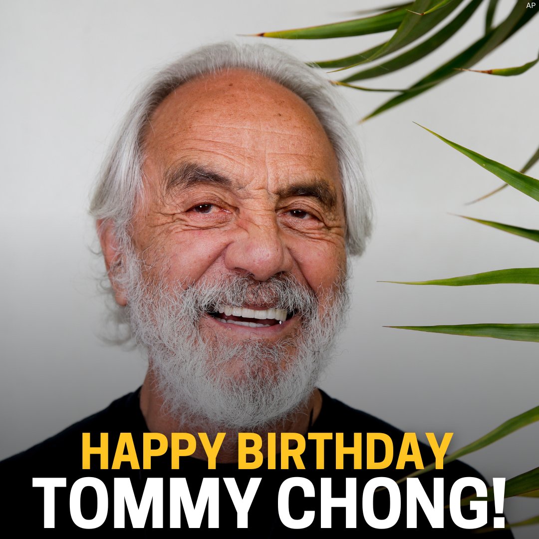 Happy birthday, Tommy Chong  The Canadian comedian, actor, and musician turns 85 today! 