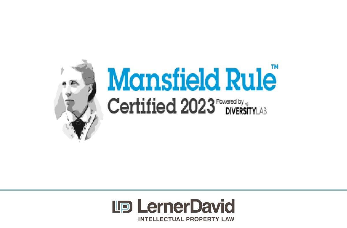Lerner David is proud to announce we are Mansfield Certified! The Mansfield Certification, facilitated by Diversity Lab, recognizes law firms who measure and work towards expanding leadership opportunities diverse lawyers.  #mansfield #DiversityLab #MansfieldCertified