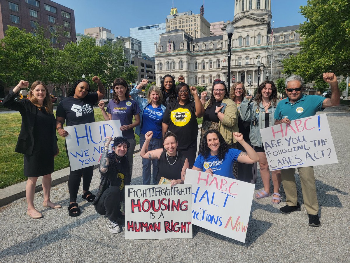 WOW FAM! HABC dismissed all the cases this morning!!! Great work! Keep pushing! Keep the calls to HABC coming: 410-396-3232 + tell them to stop evictions + follow the CARES Act!