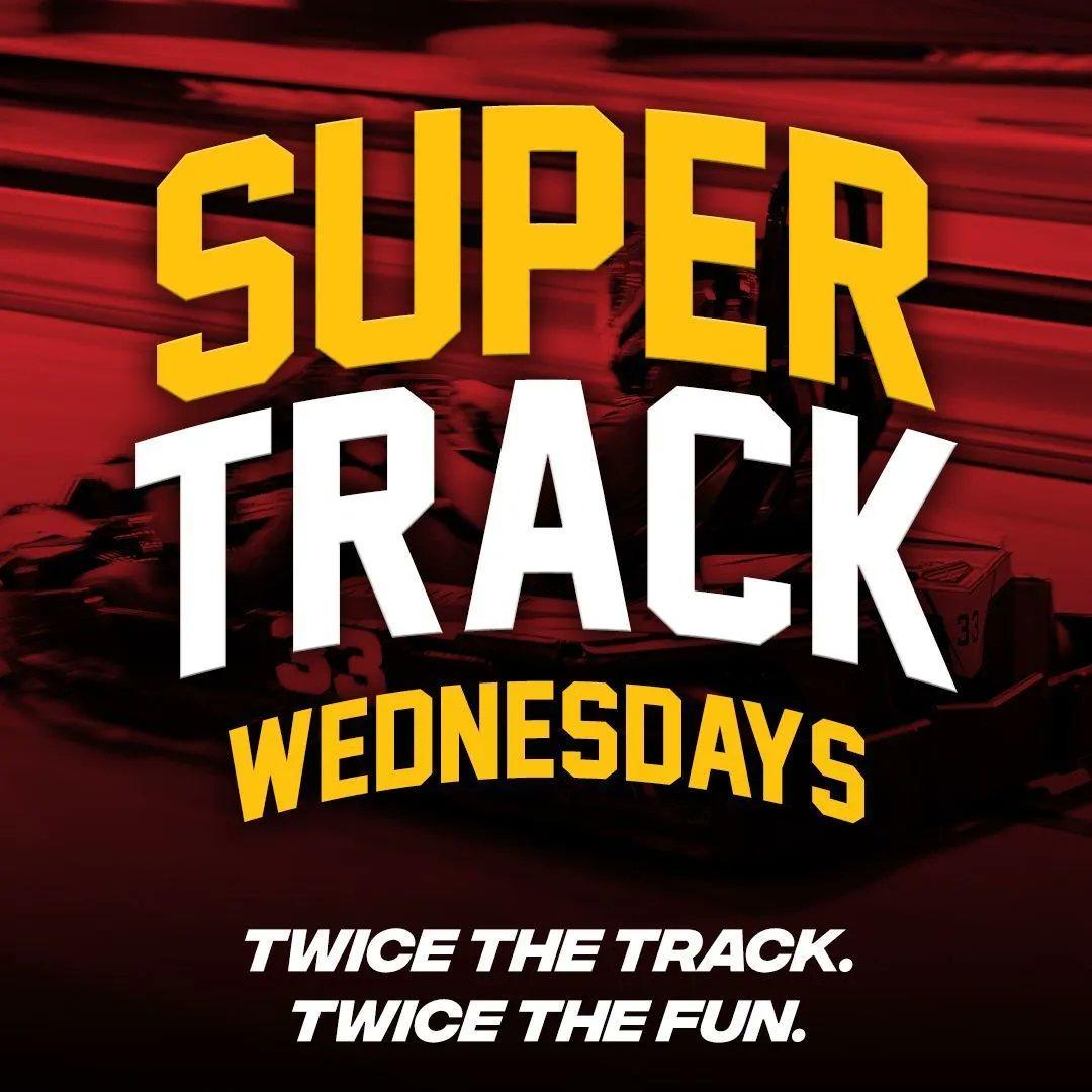 AccelerateSpeed's tweet image. Accelerate indoor speedway and events in Milwaukee is proud to present Super Track Wednesdays every Wednesday!! Twice the Track, Twice the Fun! #acceleratespeed