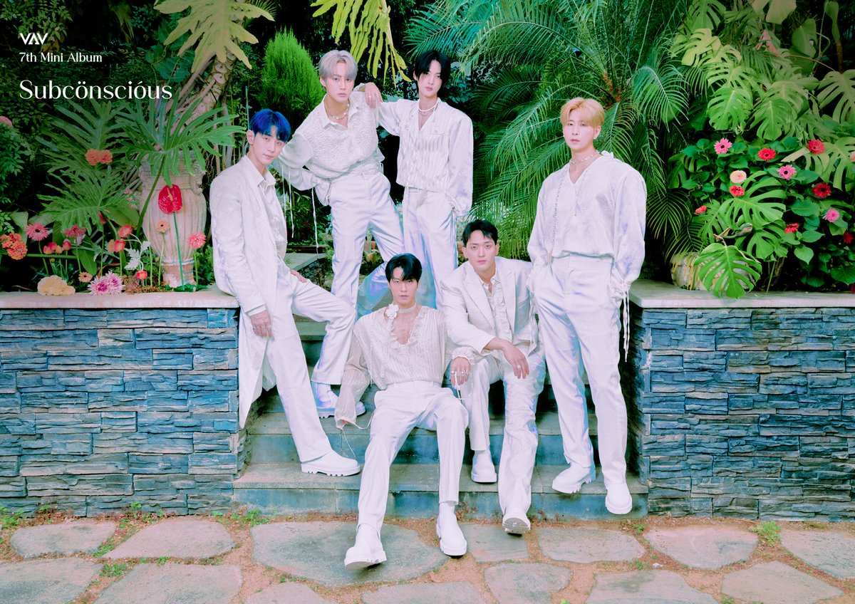 VAV_official's tweet photo. VAV 7TH MINI ALBUM 『Subcönscióus』
CONCEPT PHOTO ‘Come Into Bloom’

Release on
2023.06.12 6PM (KST)

#VAV #브이에이브이
#Subcönscióus #Subconscious https://t.co/ZQd3i5kY86