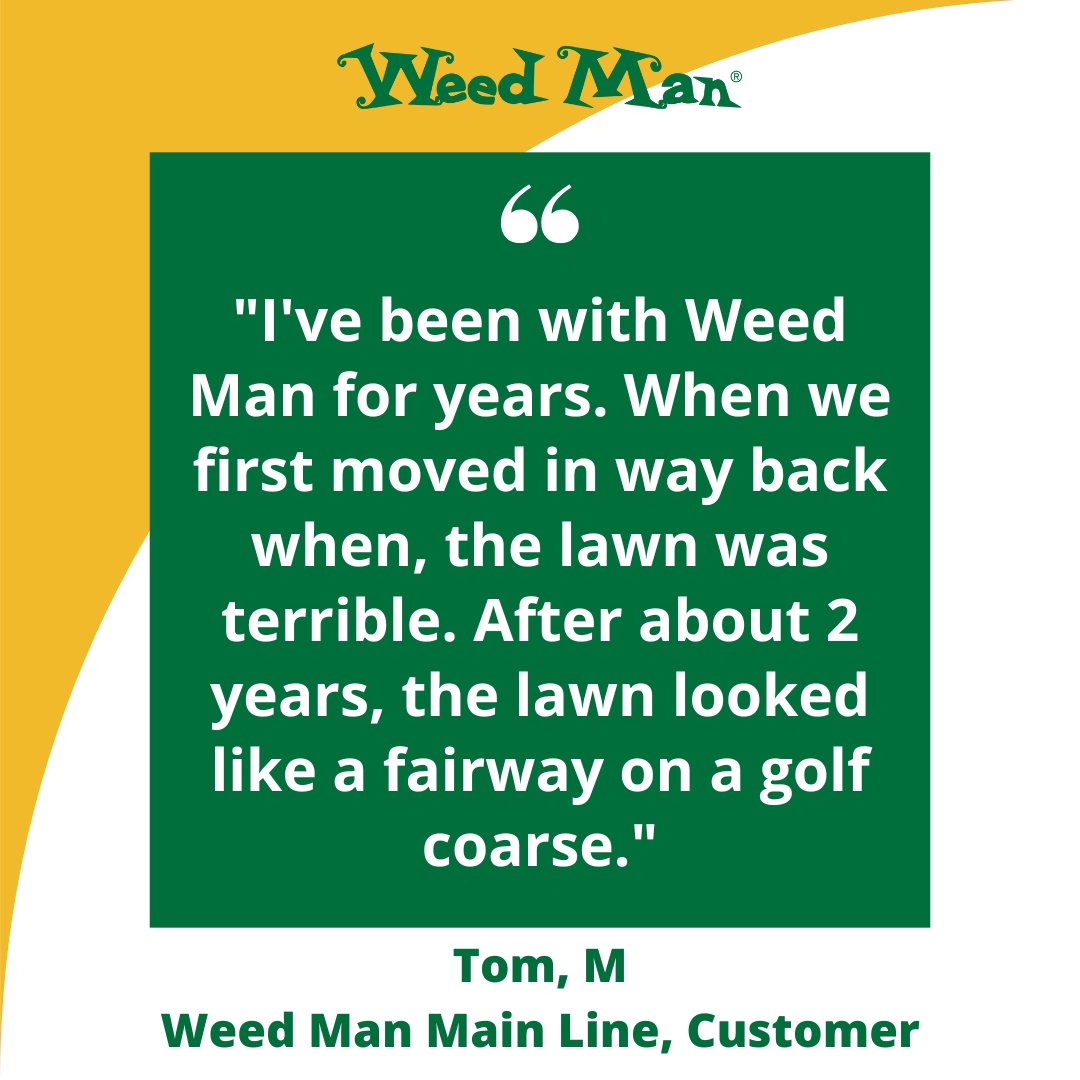 weedmanmainline's tweet photo. Happy Why Weed Man Wednesday! Thank you Tom for the positive review. 👍

#lawncarebusiness #lawncarenation #lawncare #lawnmower #lawnservice #landscaper #hedgetrimmer #johndeere #pennsylvania #westchesterpa #mainlinepa #lancasterpa #chestercounty #delawarecounty #greengrass https://t.co/t2kCnue3cl