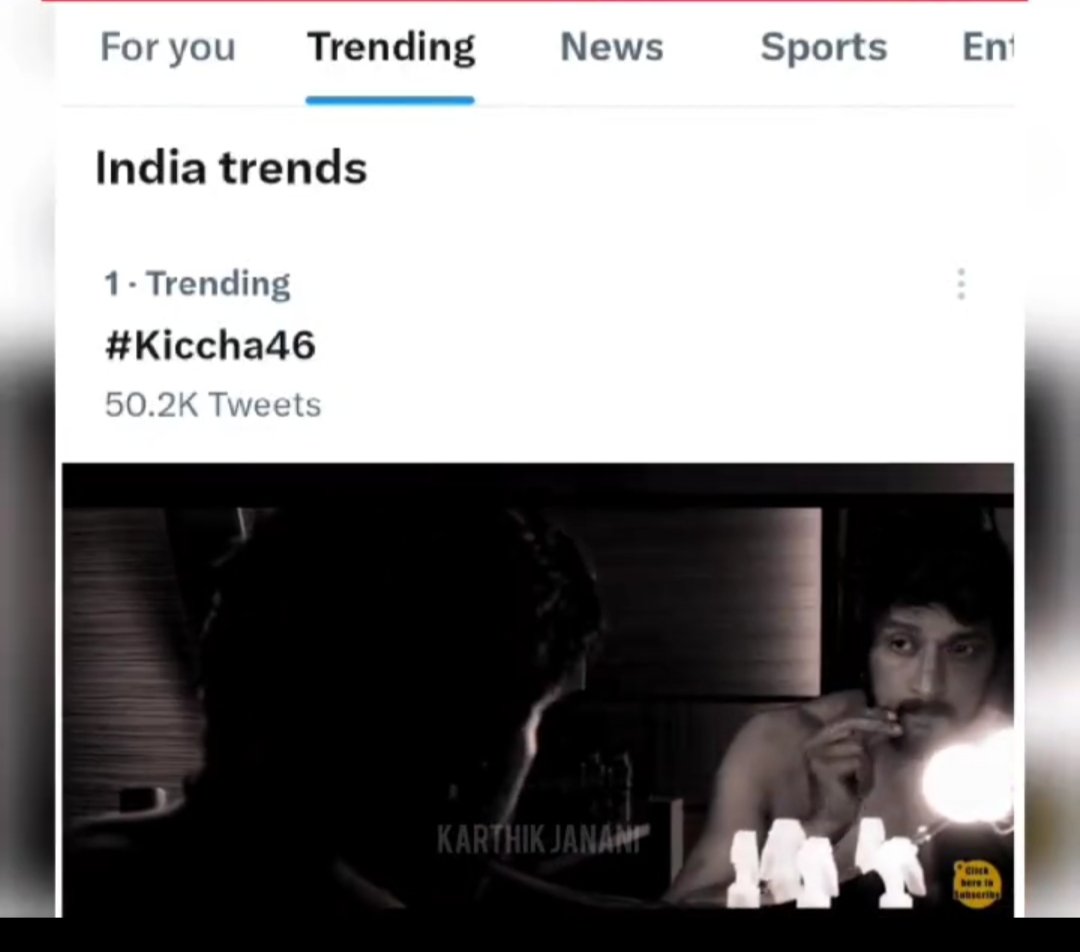 Range 🥵🥵

It was nothing but a Producer reveal😂
Trending  No-1 in India Trends🙌🙌🙌

Some Gowda Singledigits did Trend n didn't achieve it
And Some Naidu people don't know what it is 😂😂😂

#KicchaBOSS𓃵 #KingofKFI #Kiccha46