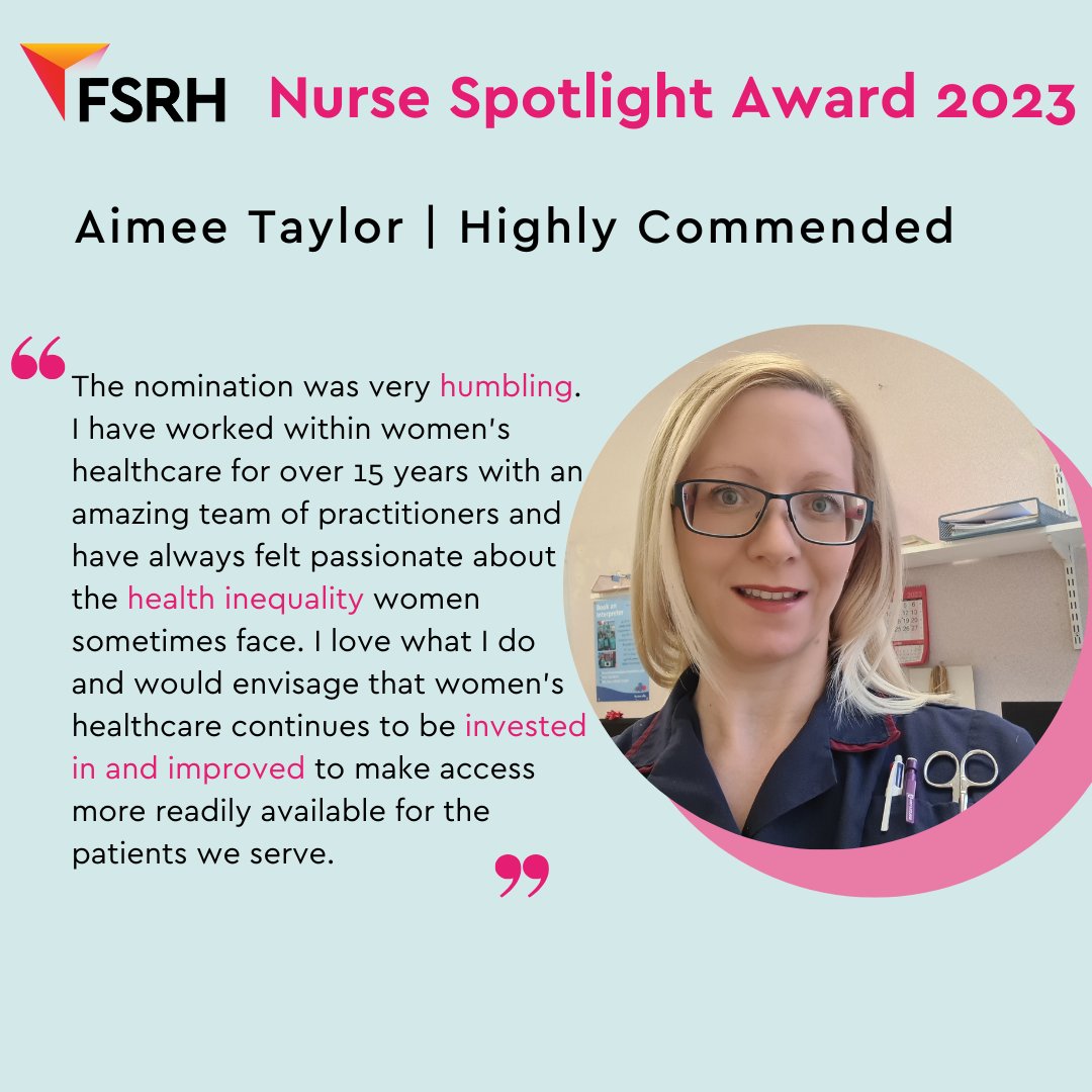 We are thrilled to showcase Aimee Taylor, our Highly Commended for our #Nurse Spotlight Award: Celebrating Excellence.💙

Aimee's extensive skill set and experience in the intricate field of abortion care showcase her profound expertise.

Read more at: ow.ly/K72Z50Ovc7r