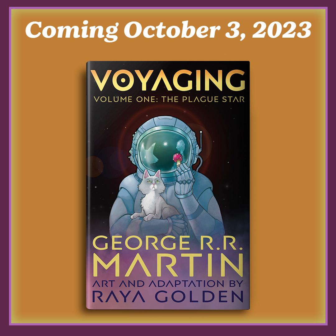 We're pleased as punch to be announcing the new cover for the upcoming graphic novel adaptation VOYAGING Vol 1: The Plague Star. ow.ly/JphC50OuFq5 

 pre-order your copy today!   ow.ly/4YX950OuFq4