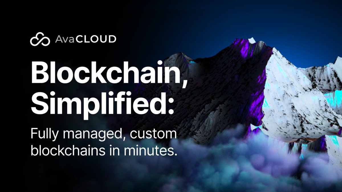 @AvaCloud @avalabsofficial Top tier businesses like AAA game @playSHRAPNEL, Korean conglomerate SK Planet, popular gaming platform @theblitzapp, and e-sports giant @TSM are already using AvaCloud to build their own blockchains.  

Learn more and get started today: avacloud.io