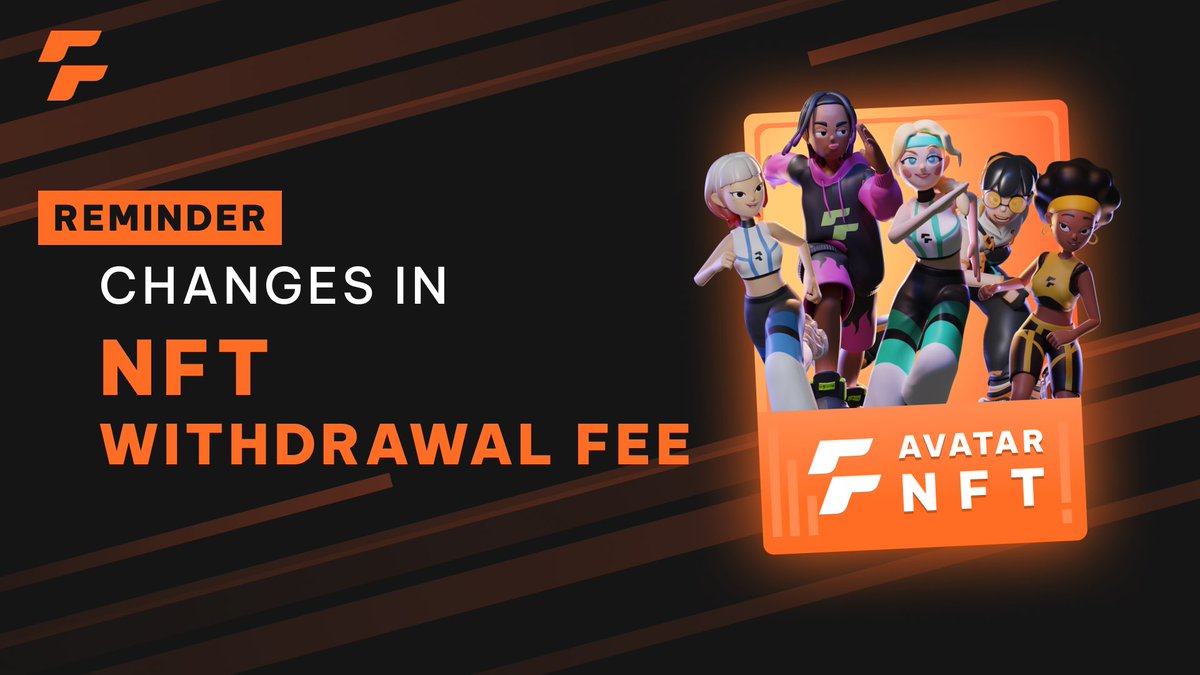 🔔 Friendly Reminder: NFT Withdrawal Fee Update! 🔔

💪 Previously, the #NFT withdrawal fee was set at 3000 $HEE. However,  with the $FIU utility updates, the fee has been changed to 160 $FIU. We believe this change will make it more consistent for you to withdraw your NFTs.
#m2e