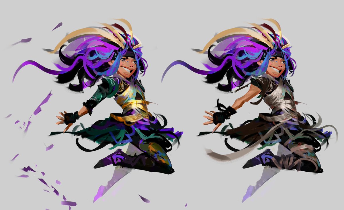WildseedGames's tweet photo. What's up #wishlistwednesday? 👋

We're a small indie team working on an AARPG+school sim mashup, &amp; we wanted to share some concepts for a student we've been working on. 

Let us know what you think! Please share and retweet 🔁 to help us out! 💪

#aarpg #gamedev #conceptart https://t.co/J25L5zyMzs