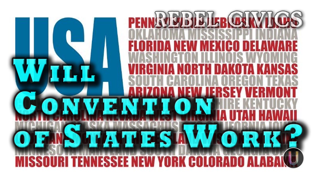 Join <a href="/BessetteKeith/">Keith Bessette</a> on #RebelCivics today at 9am Pacific as he examines the effectiveness of a Convention of States. Is a balanced budget amendment realistic, and would a convention prevent a debt ceiling crisis in the future?

rumble.com/v2pqllb-rebel-…