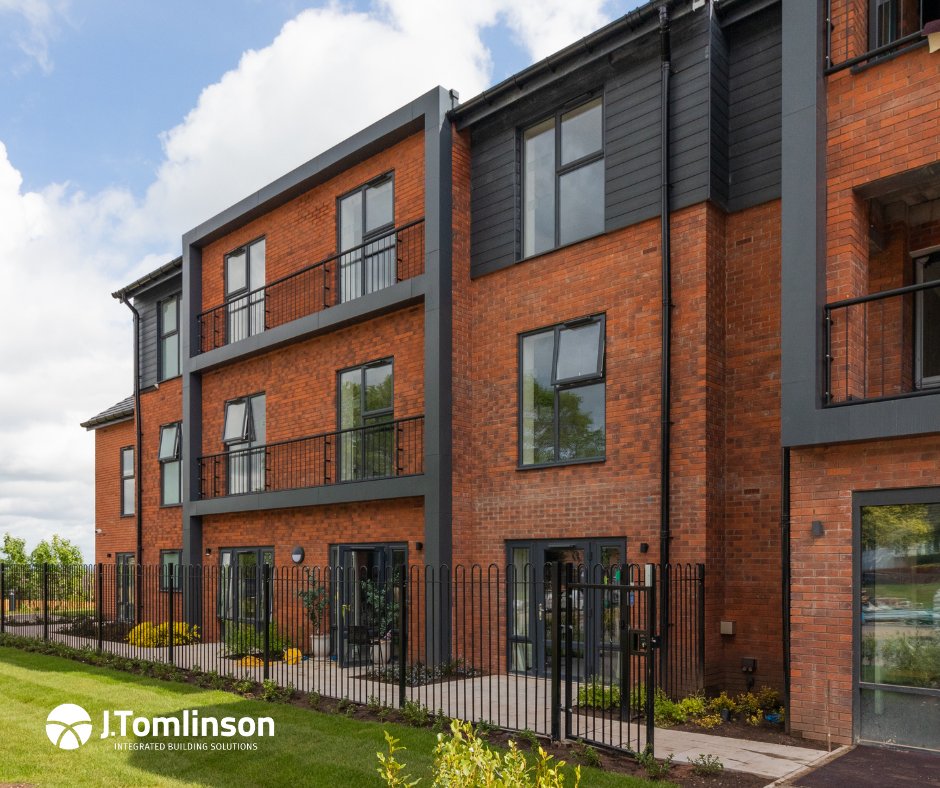 J Tomlinson are proud to have completed the design and construction of a new 66-bedroom care development to provide housing for elderly and dementia residents, on behalf of @Barchester_care 🏘️ Scroll through to see some of our highlights from the project!